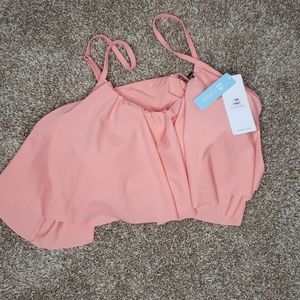 Cupshe swimsuit top women XXL pink